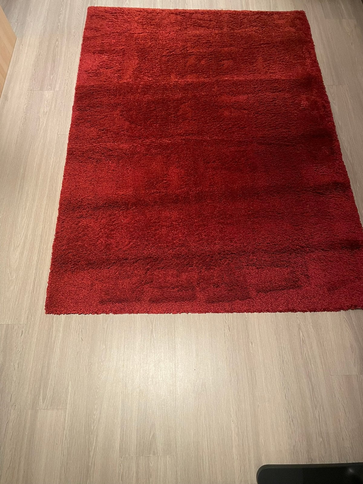 Tapijt / Vloerkleed Ikea - Rood - 133 x 195 cm., Ophalen, 100 tot 150 cm, Zo goed als nieuw, 150 tot 200 cm