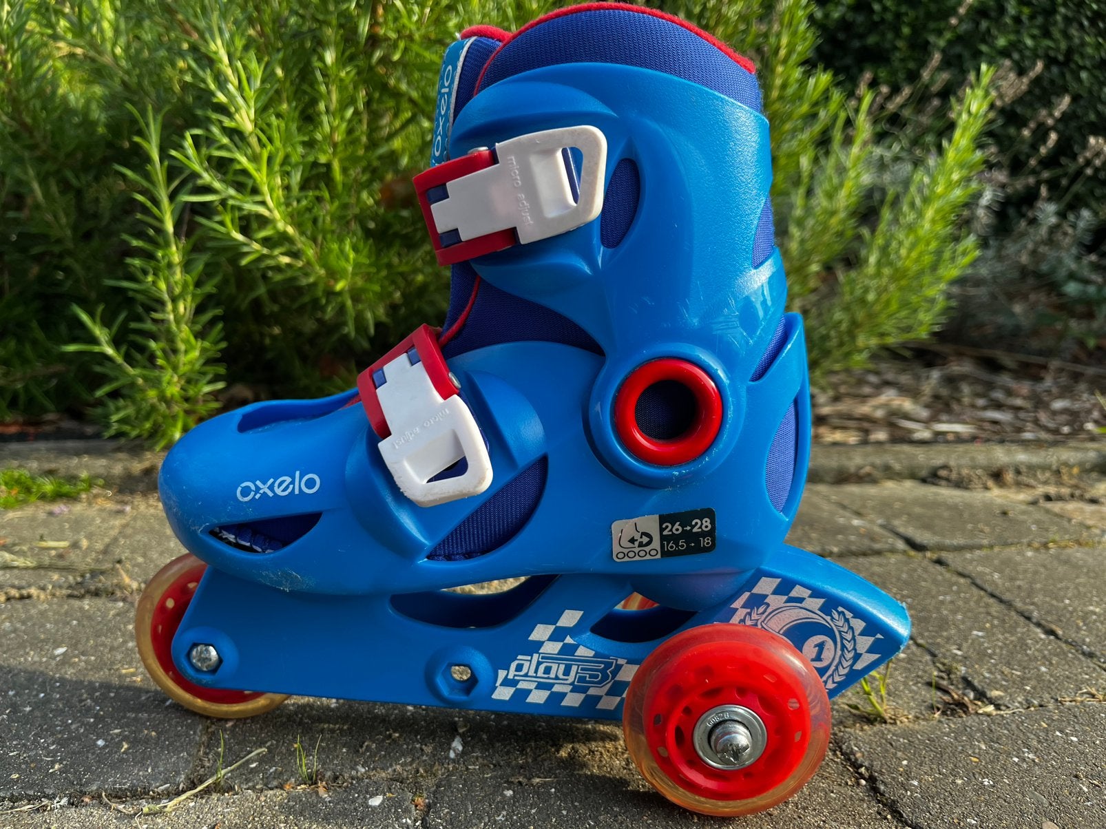 OXELO Kinderskates Play3 26/28, Enlèvement, Réglable, Comme neuf