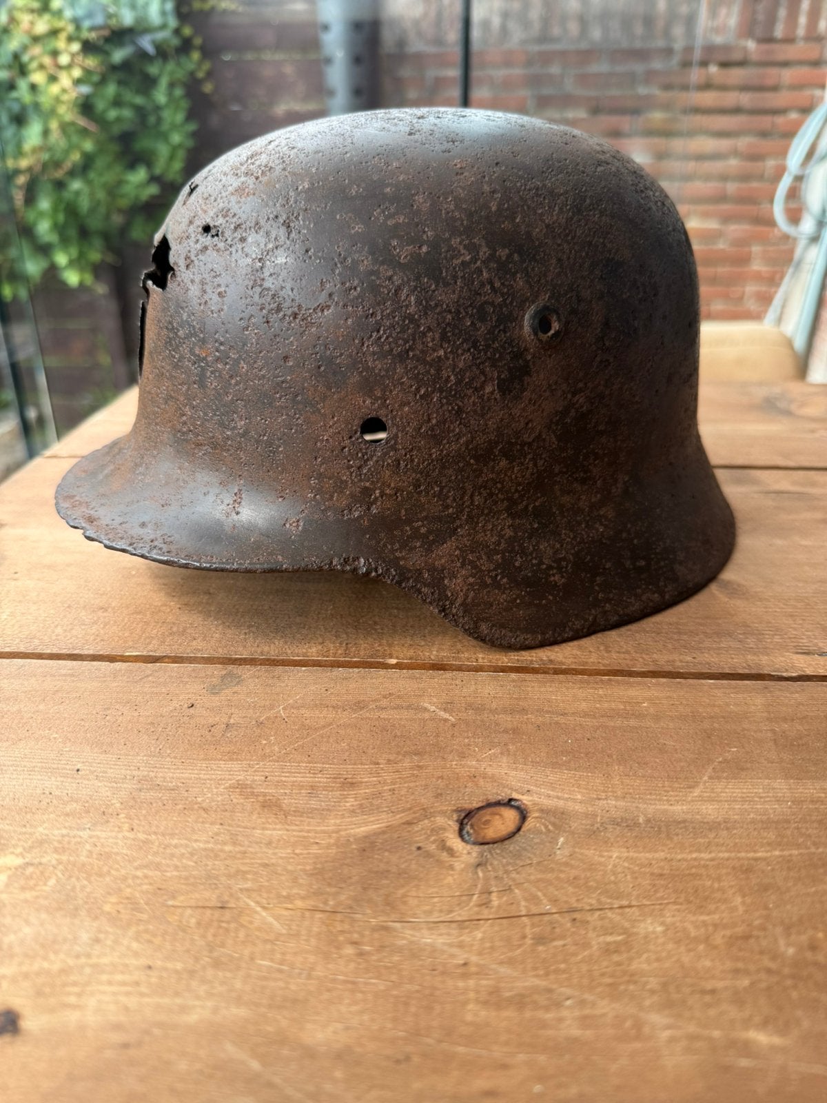 Duitse helm WO2, Verzamelen, Ophalen of Verzenden