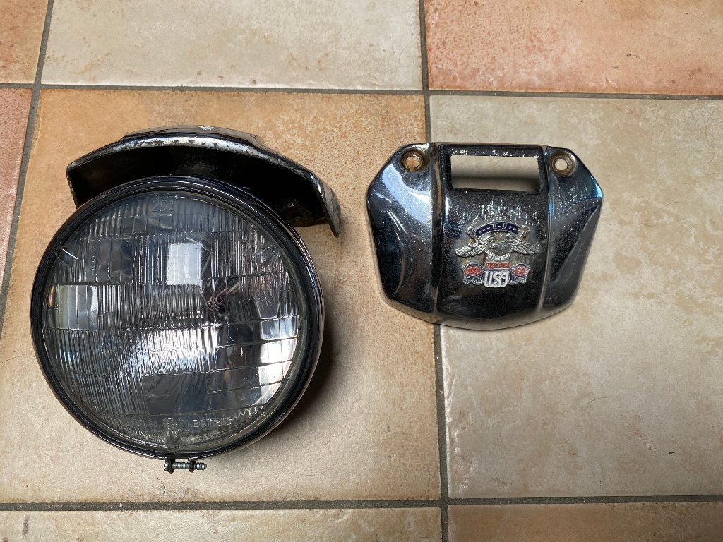 Phare Harley Davidson avec Rare........, Motos, Enlèvement, Utilisé