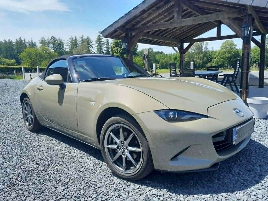 mazda mx5 1.5 exclusive line 3000km., Cuir, Achat, Cabriolet, Boîte manuelle