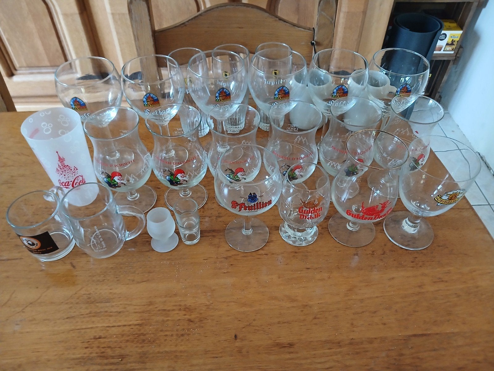 Verres, Collections, Enlèvement, Utilisé, Verre à bière