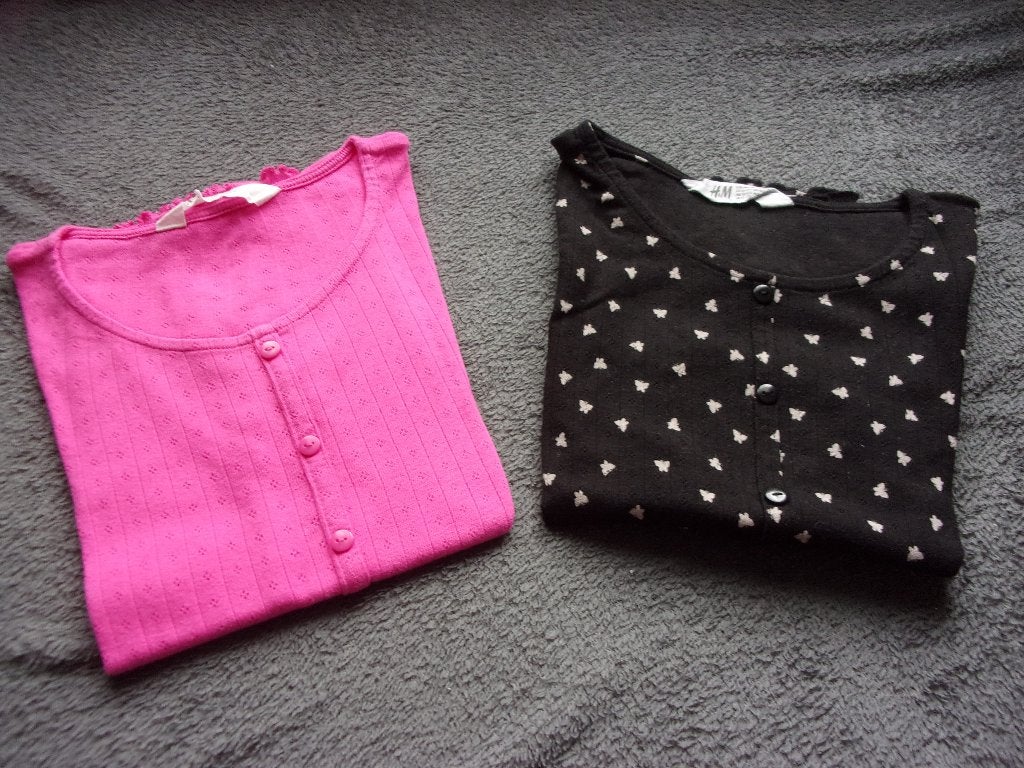 Set van 2 meisjes t - shirtjes. Maat 146-152, Enfants & Bébés, Vêtements enfant | Taille 146, Enlèvement ou Envoi, Chemise ou À manches longues