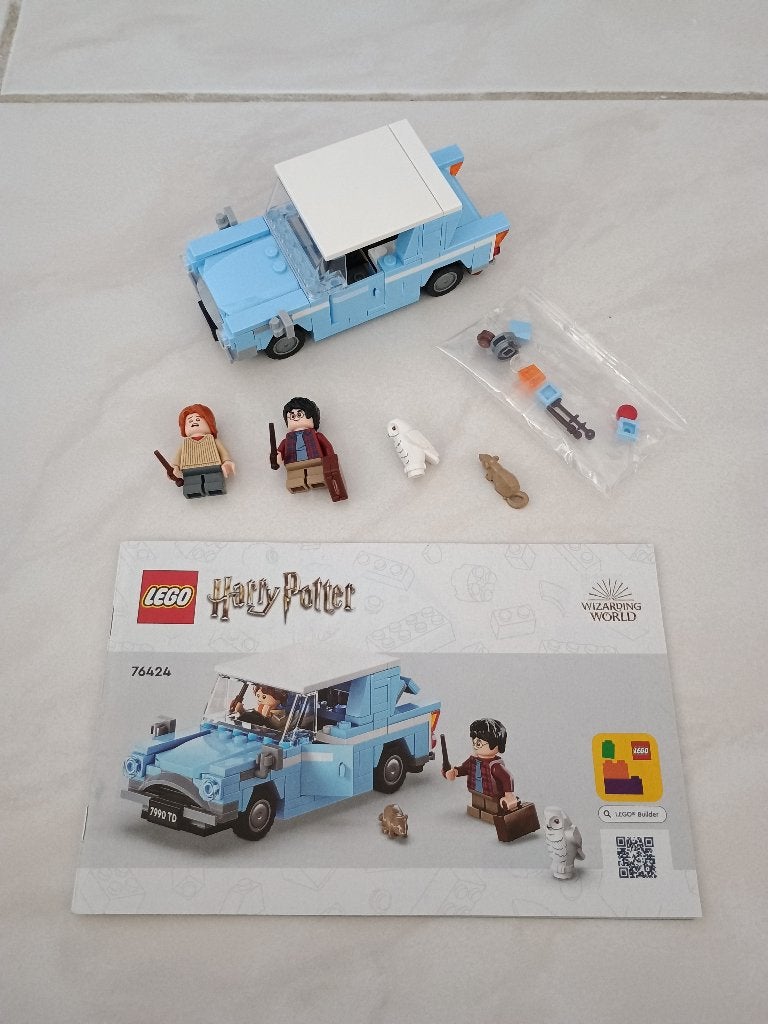 Lego Harry Potter Vliegende Ford Anglia 76424, Pièces supplémentaires incluses, Lego, Ensemble complet, Harry Potter