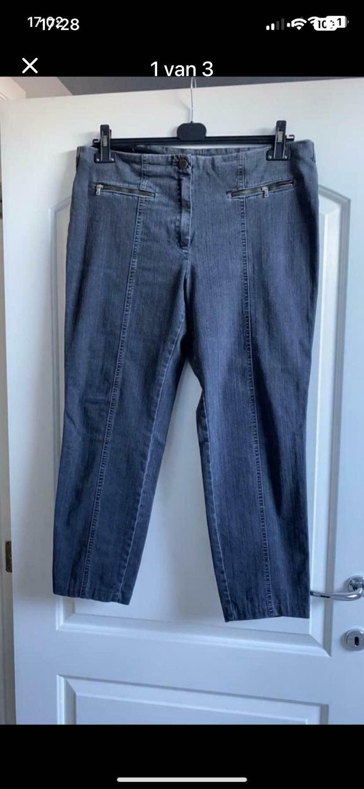 Comfortabele elastische jeans Toni maat 46/48, Ophalen of Verzenden, Gedragen, Maat 46/48 (XL) of groter, Overige kleuren