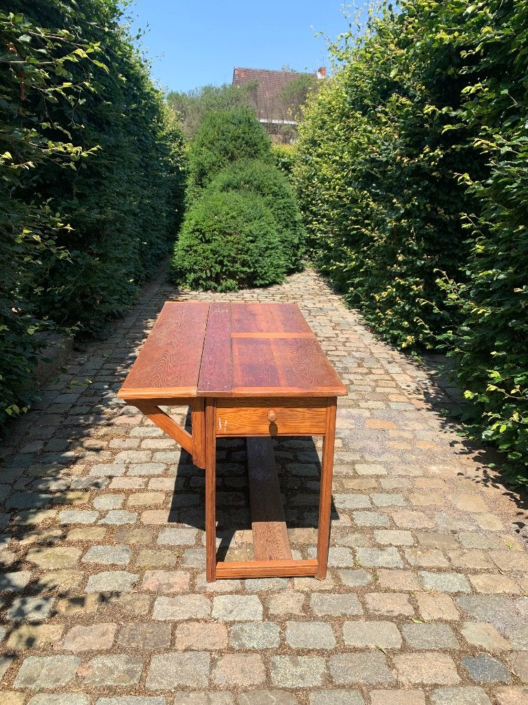 charmante vintage houten lessenaar (jaren 50), Huis en Inrichting, Bureaus, Gebruikt, Schoolbureau, Overige merken, Vintage, Hout