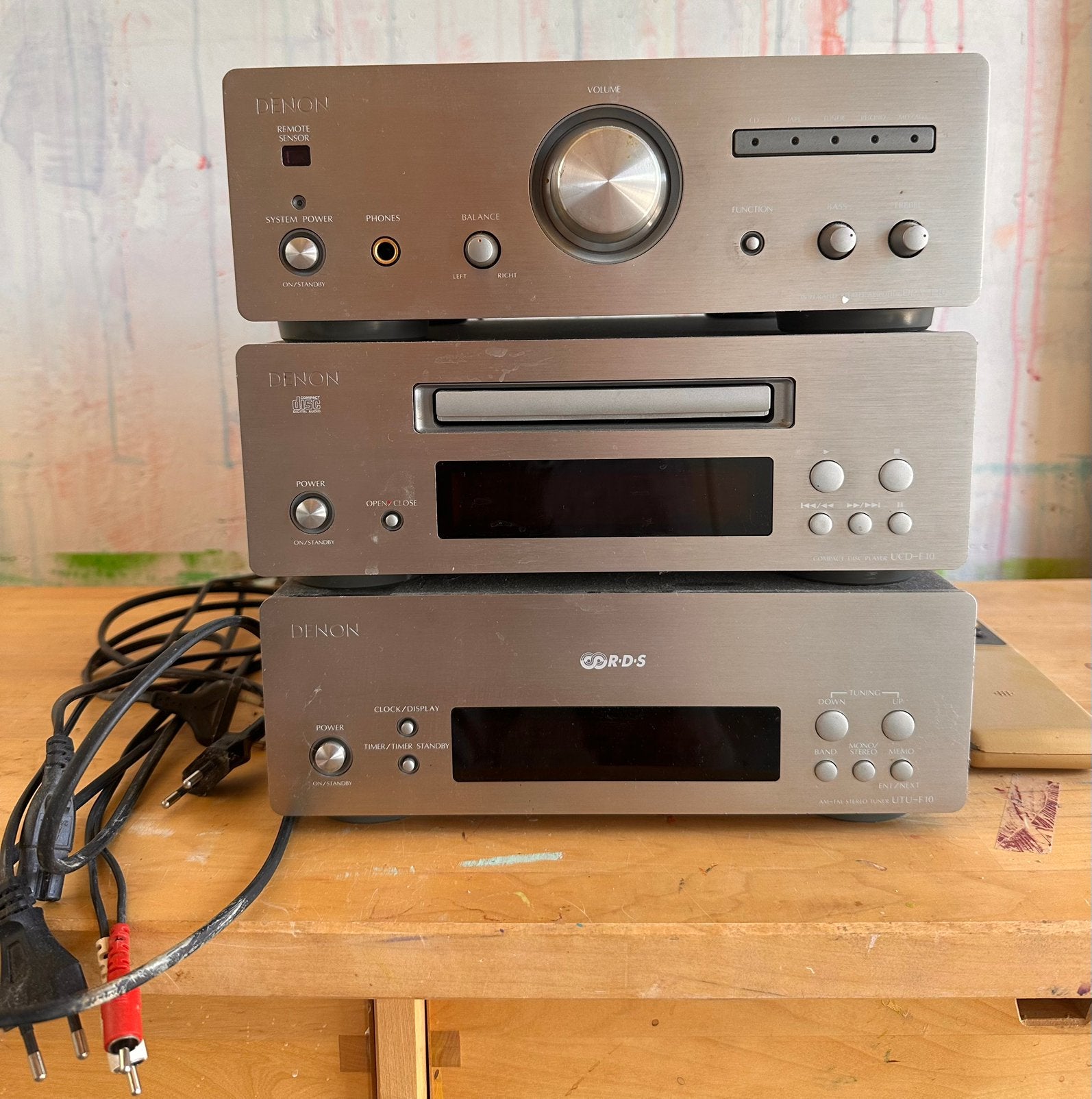 Mini chaine DENON F10 vintage haut de gamme annees 90, Enlèvement, Denon