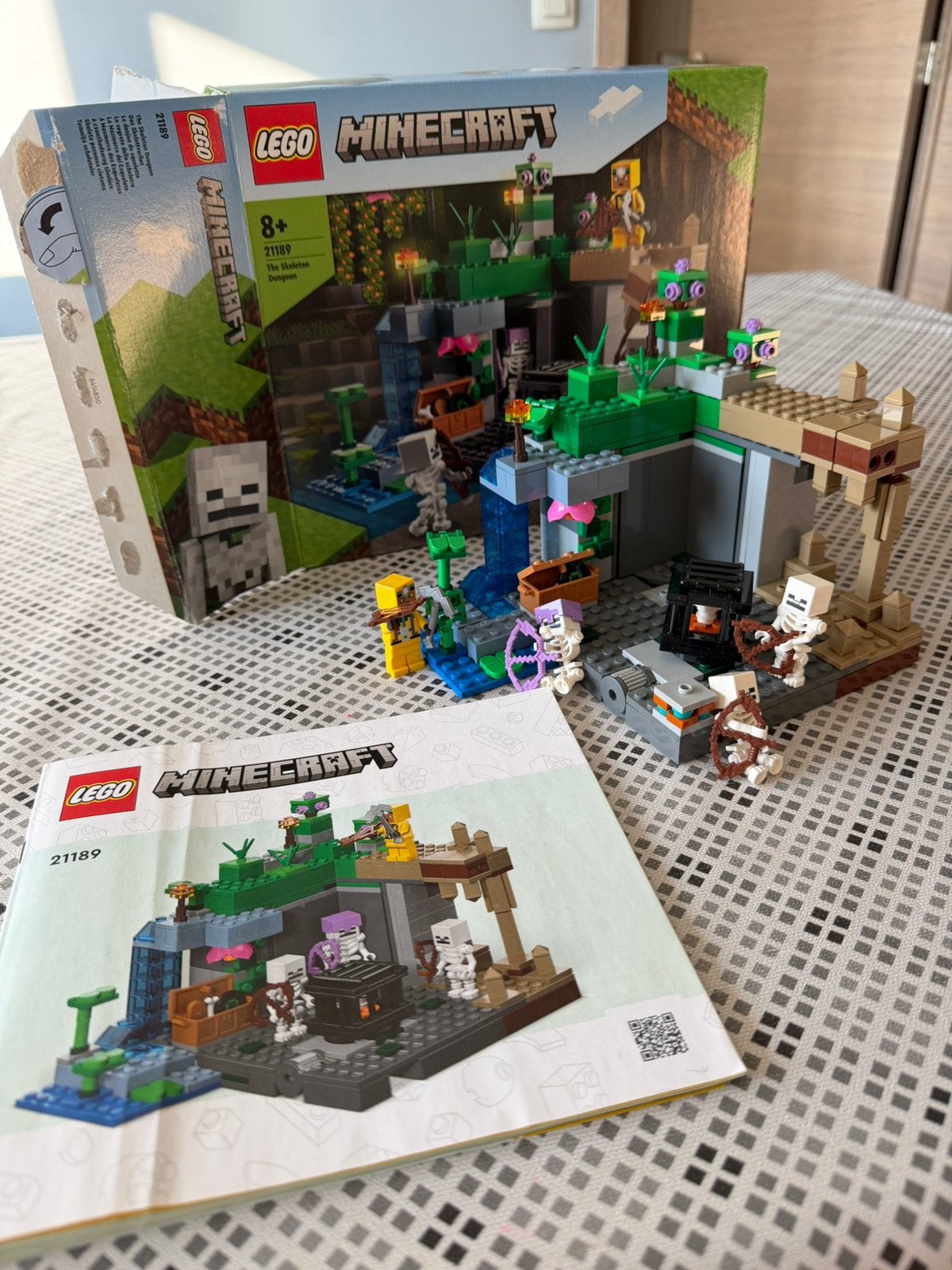 Lego minecraft the skeleton dungeon 21189, Ophalen, Inclusief instructies, Minecraft, Lego