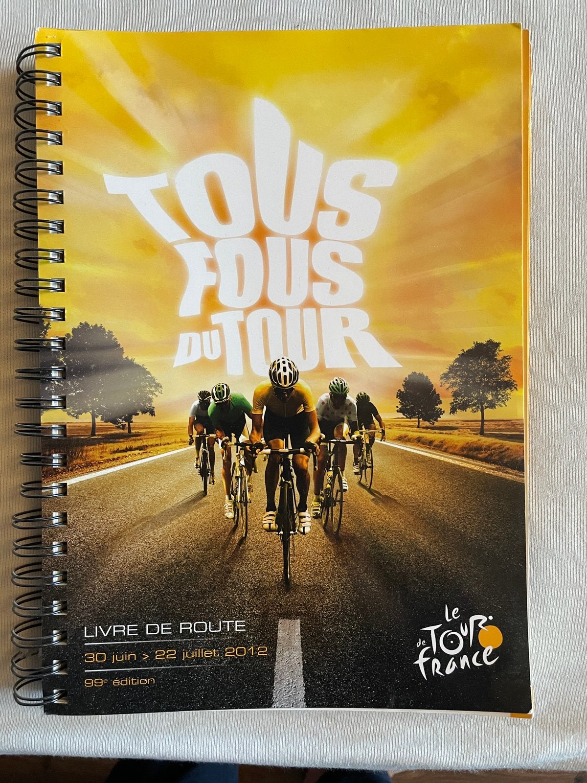 Parcourgids tour de france 2012, Enlèvement, Comme neuf