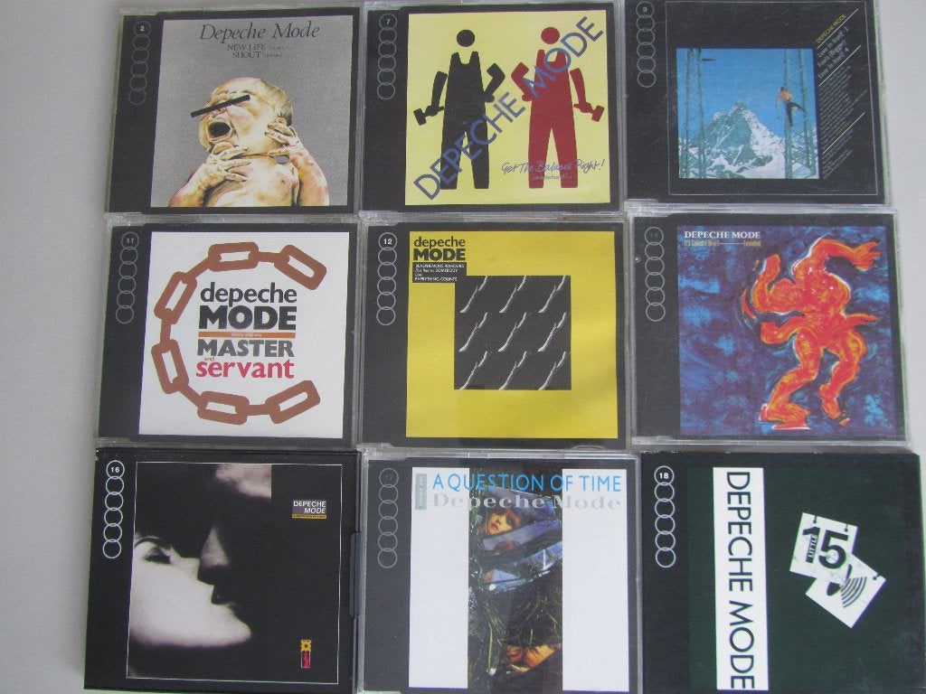 9 MAXI-CDS DEPECHE MODE, CD & DVD, CD Singles, Enlèvement ou Envoi, Maxi-single, Utilisé, Pop