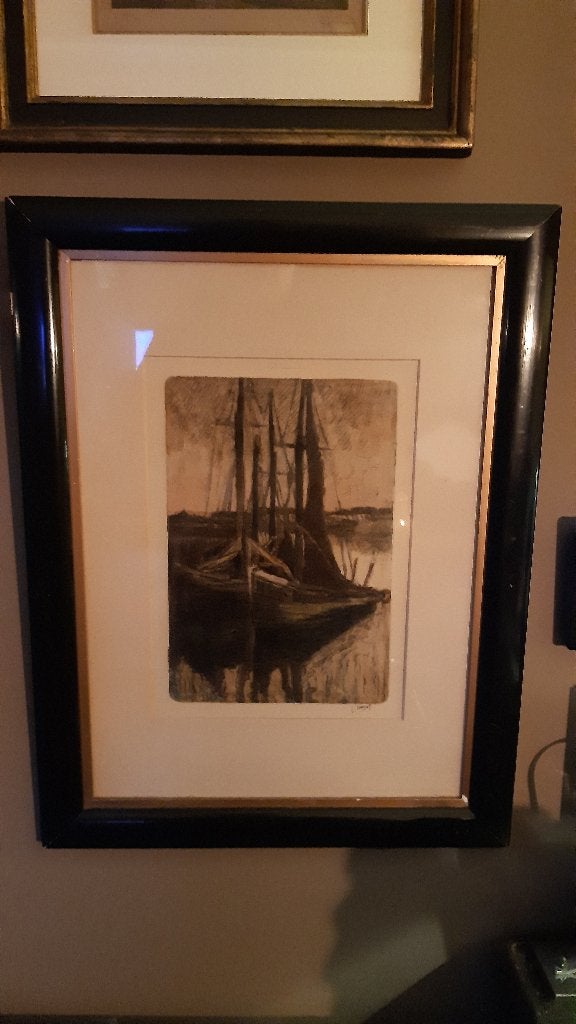 Leon Londot (Bergen, 1878 – Ukkel, 1953), Ophalen of Verzenden, Ingelijst