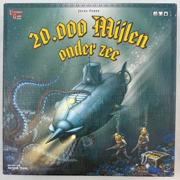 20.000 mijlen onder zee University Games Bordspel, Boeken, Verzenden, Diverse auteurs, Zo goed als nieuw, Nederland