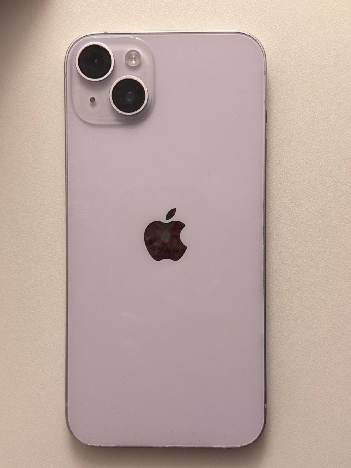 iPhone 14 Plus 128 Go mauve, petite fissure dans un coin, Ophalen, IPhone 14 Plus, Paars, Zonder simlock