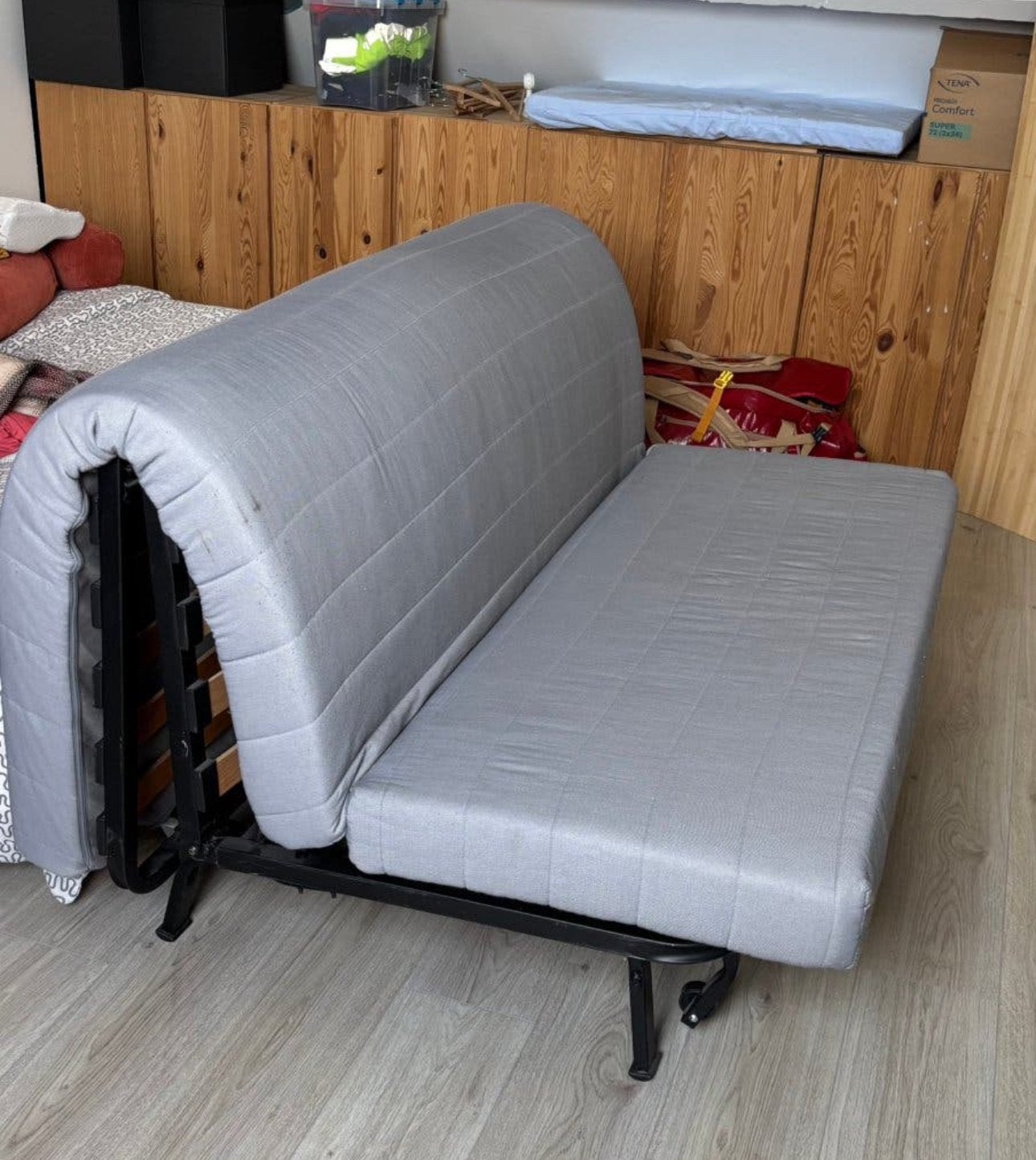 Ikea Lycksele 2-persoons slaapbank inklapbaar logeerbed, Huis en Inrichting, Ophalen, Zo goed als nieuw