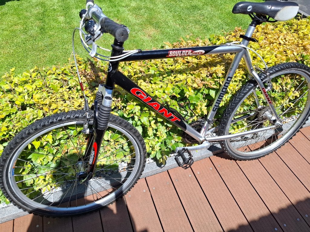 GIANT mountainbike, met voorvering, nog in goede staay, Ophalen, Gebruikt, Hardtail, Velgrem