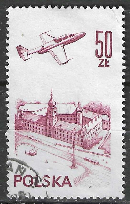 Polen 1978 - Yvert 58PA - Aeronautica - TS-11 Iskra (ST), Postzegels en Munten, Postzegels | Europa | Overig, Gestempeld, Polen