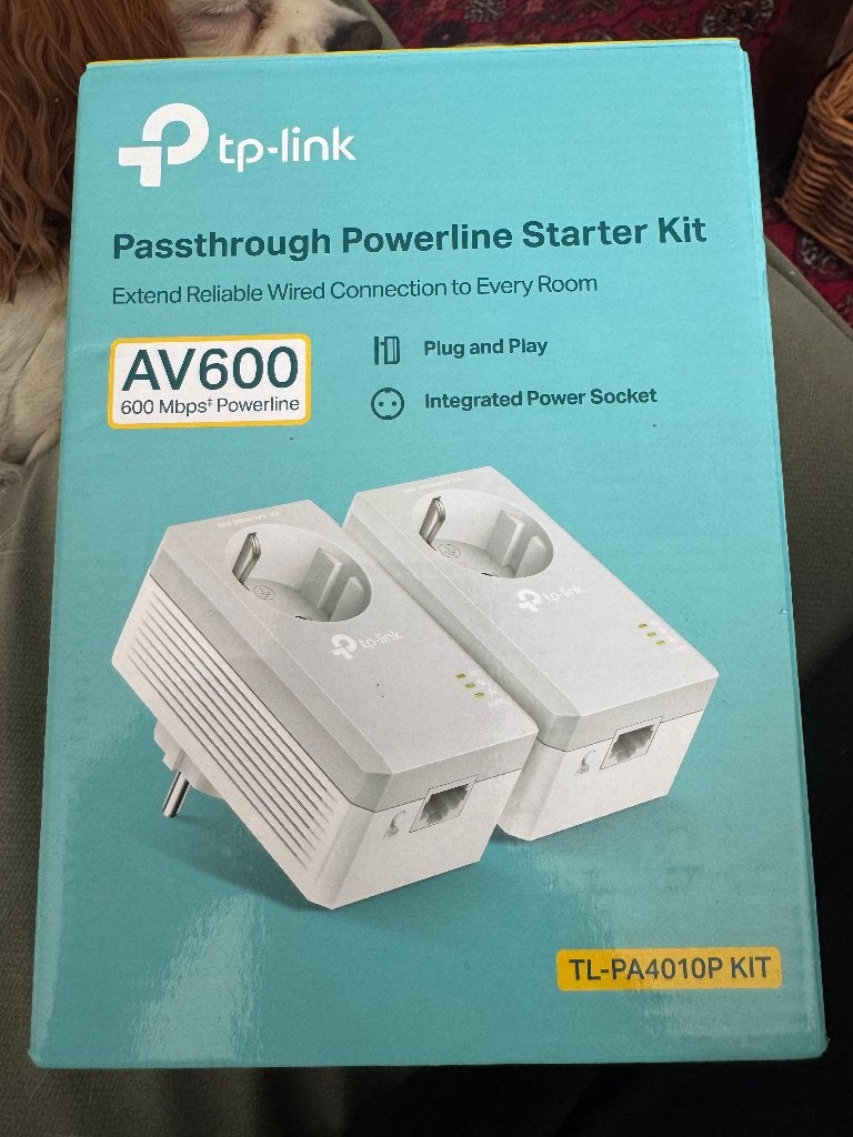 TP-Link AV600 Powerline-starterkit TL-PA4010P, Computers en Software, Powerlines, Zo goed als nieuw, Ophalen of Verzenden