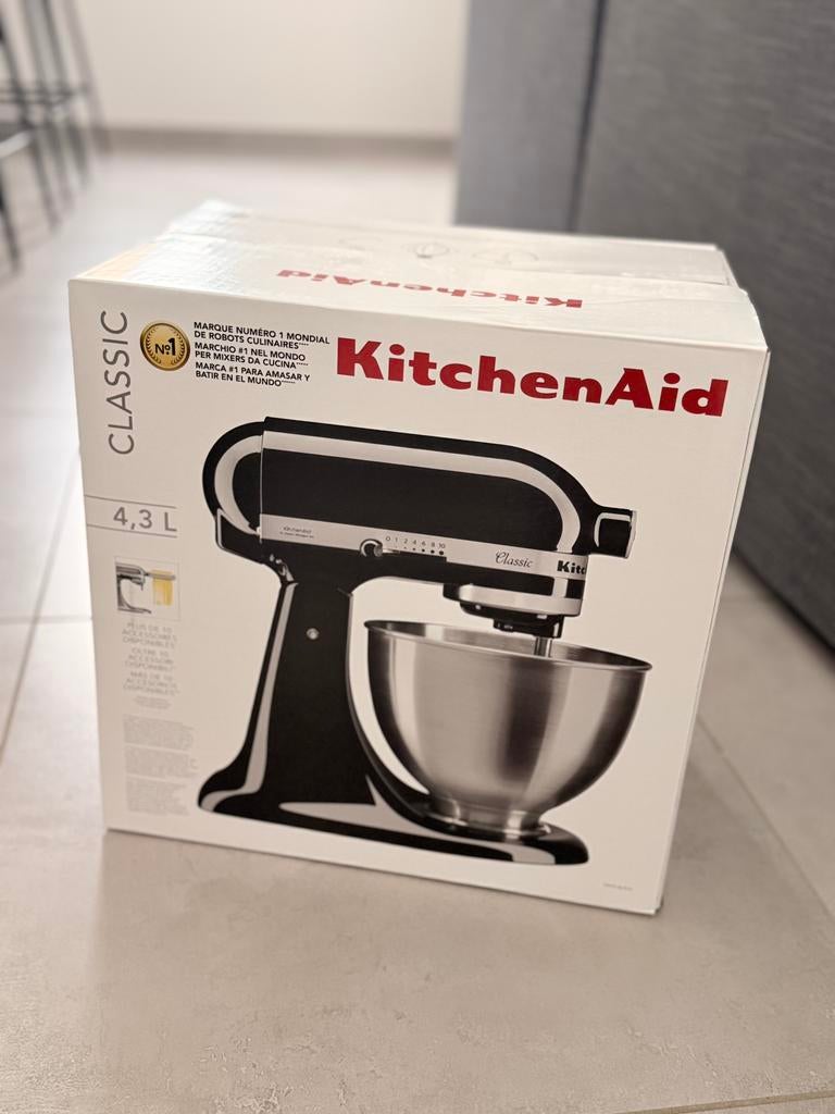 Robot de cuisine KitchenAid Classic, Elektronische apparatuur, Keukenmixers, Nieuw, 4 liter of meer, 3 snelheden of meer, Vaatwasserbestendig
