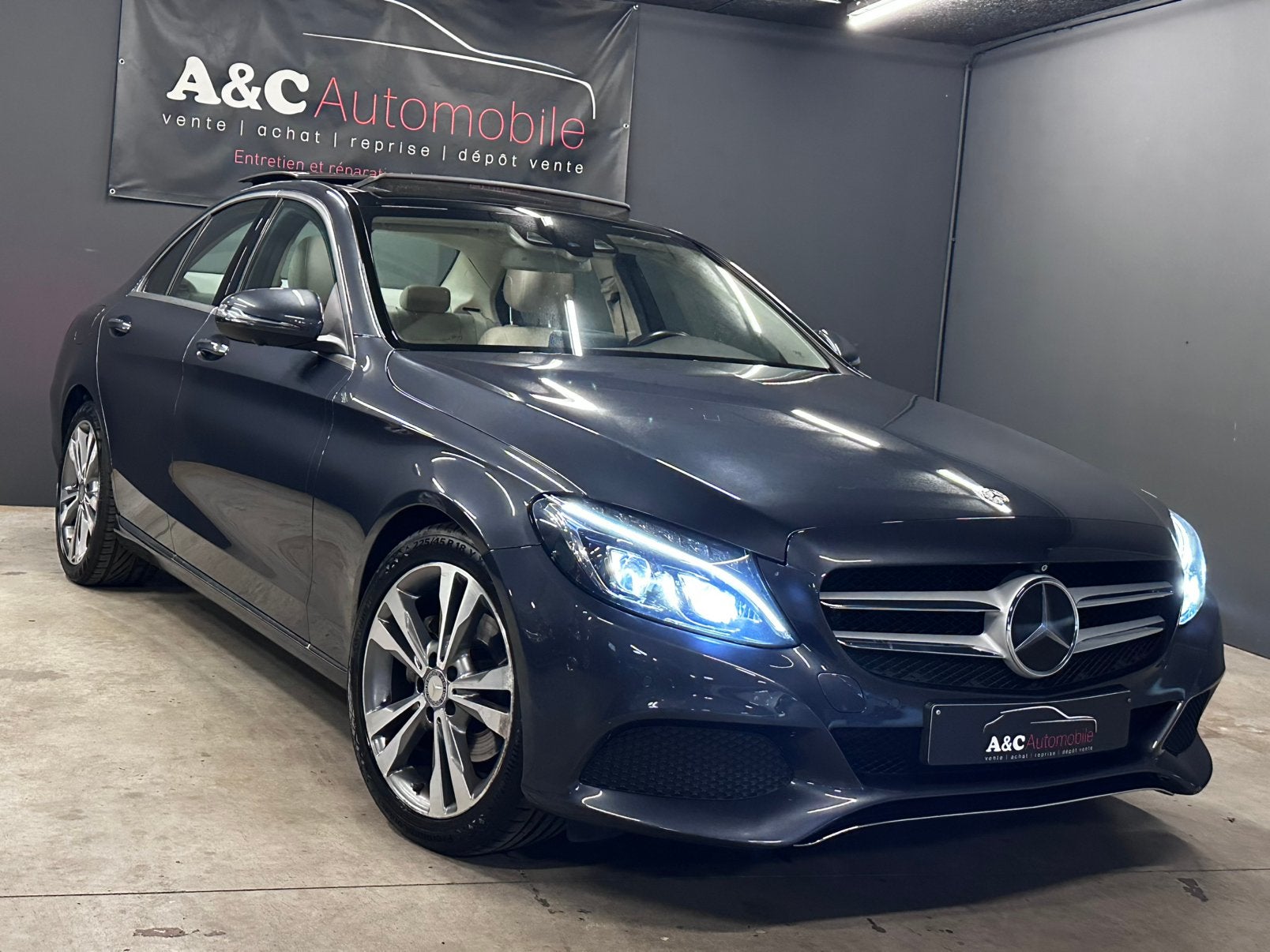 Mercedes c220d Pano • Automatique • Cuir, Autos, Cuir, Achat, Entreprise, Automatique