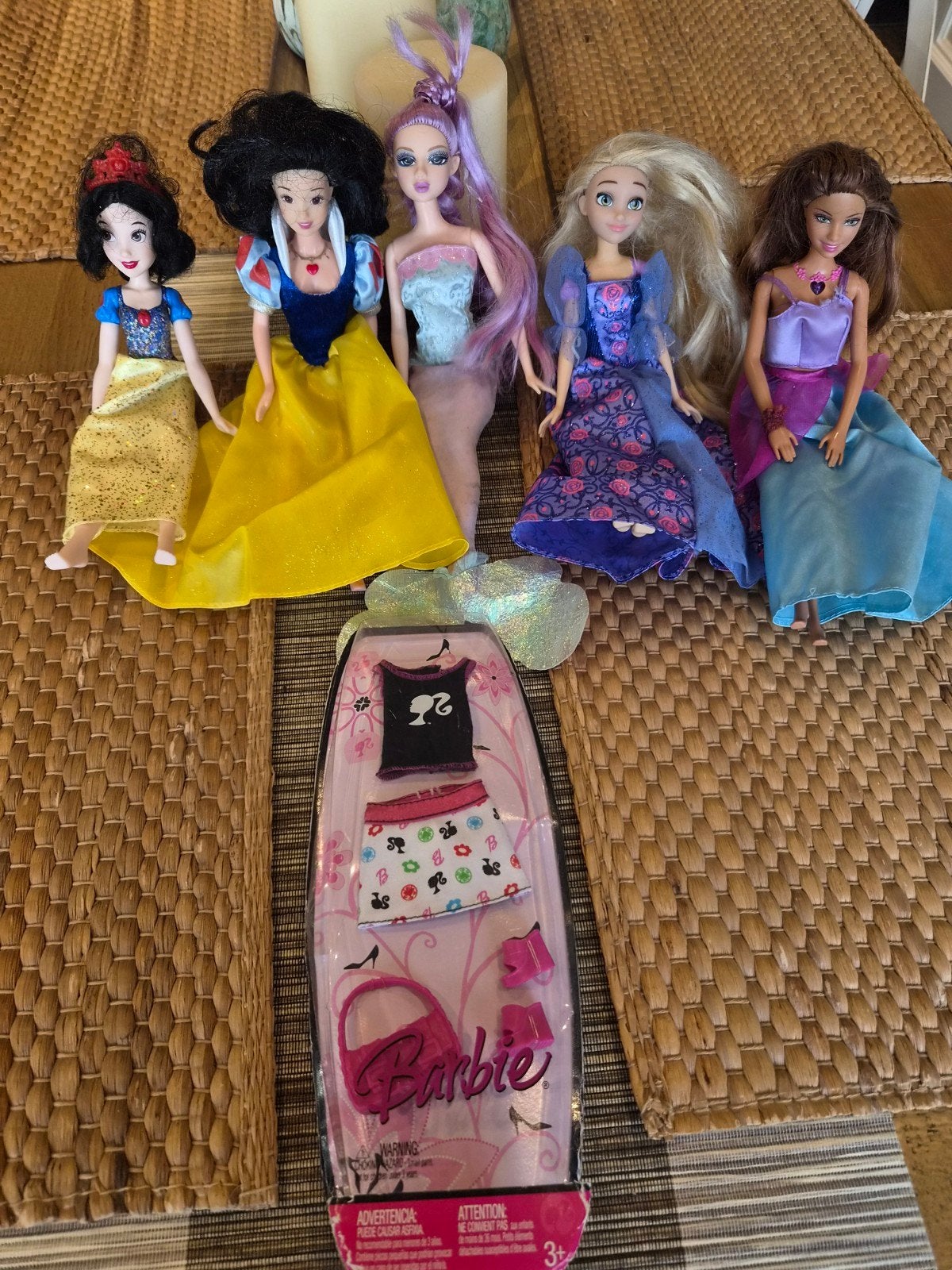 5 barbie's met extra set kleren, Kinderen en Baby's, Ophalen, Gebruikt, Barbie
