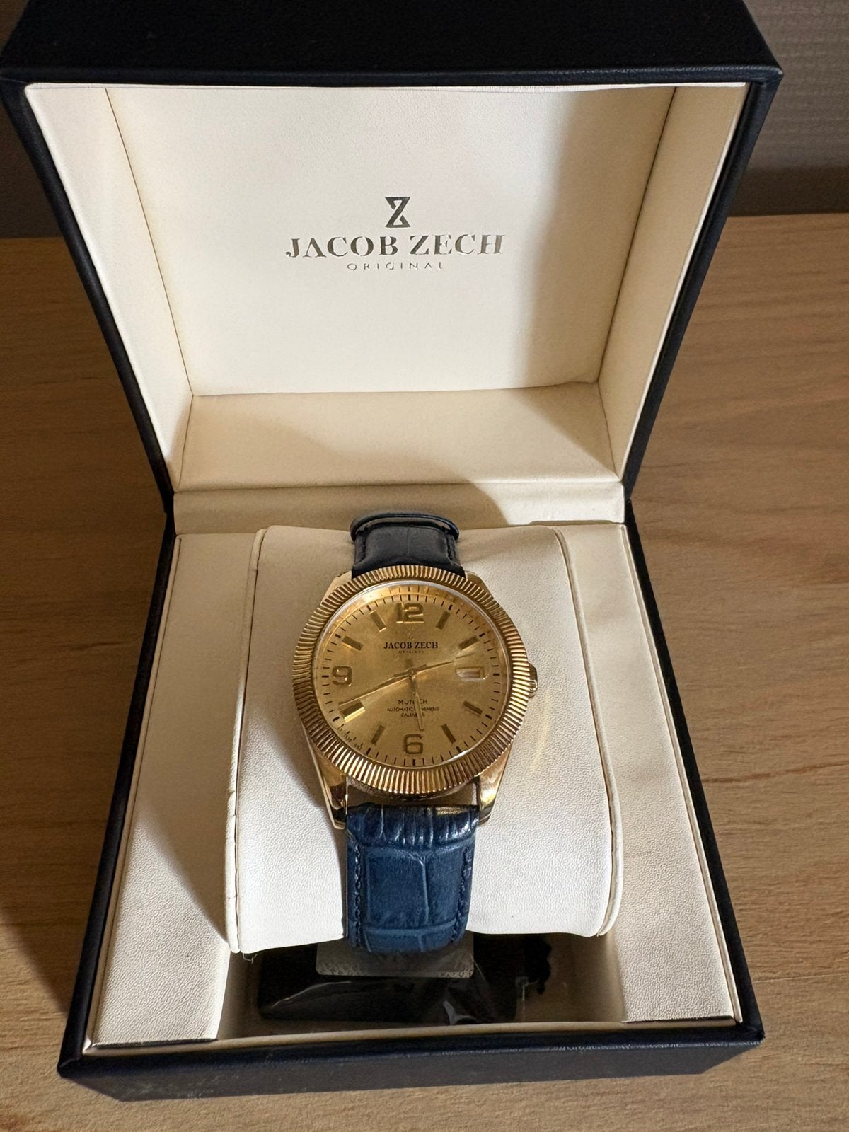 Jacob Zech Munich Automatic, Overige merken, Leer, Staal, Polshorloge