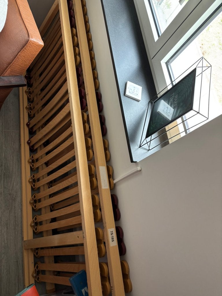Sommiers à lattes Reacsflex 75x195 (2 pièces), Maison & Meubles, Comme neuf, Enlèvement, Sommier, 180 cm