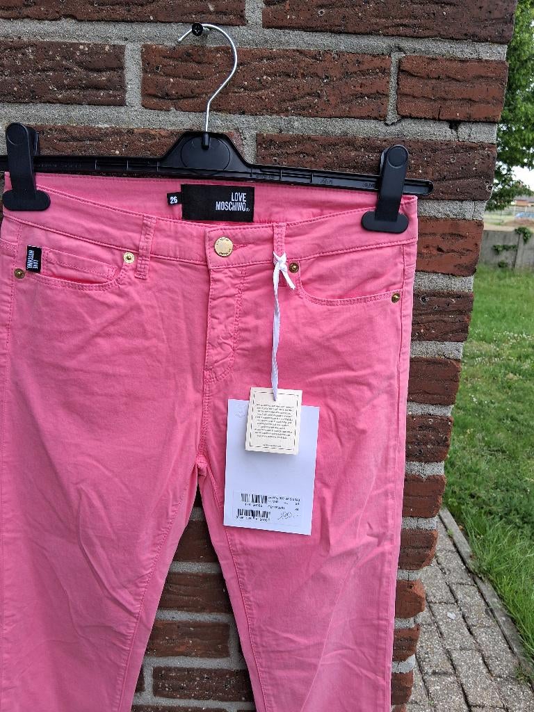 Dames broek Love Moschino Mt26, Love Moschino, Ophalen of Verzenden, Nieuw, Maat 34 (XS) of kleiner