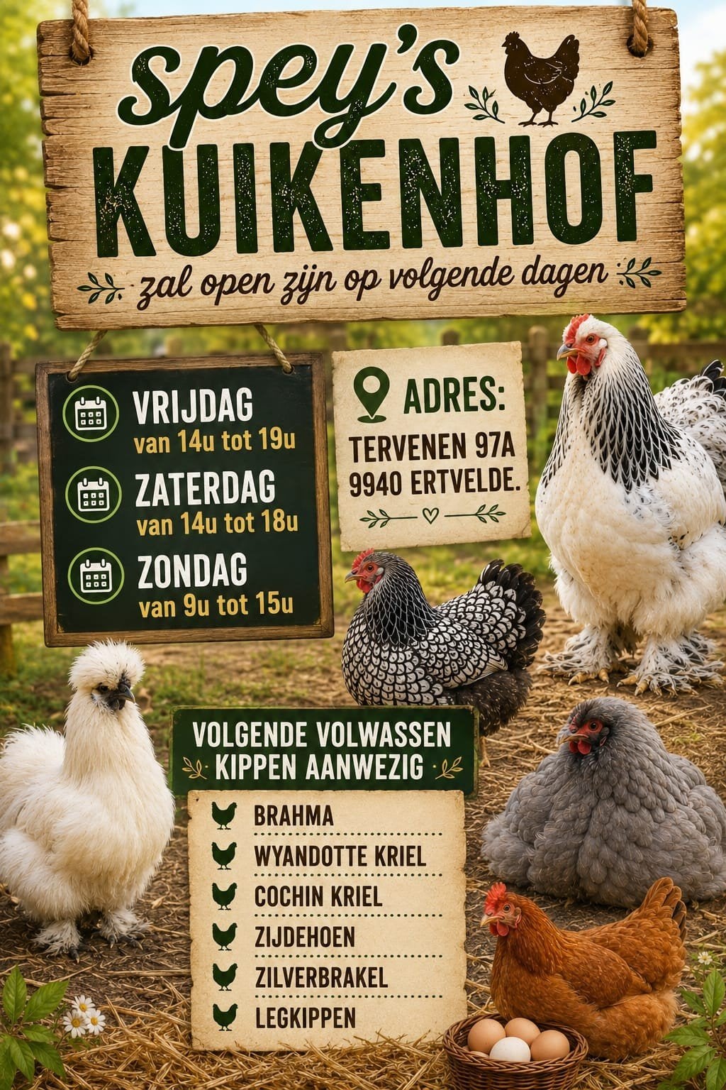 Kippen, Enlèvement