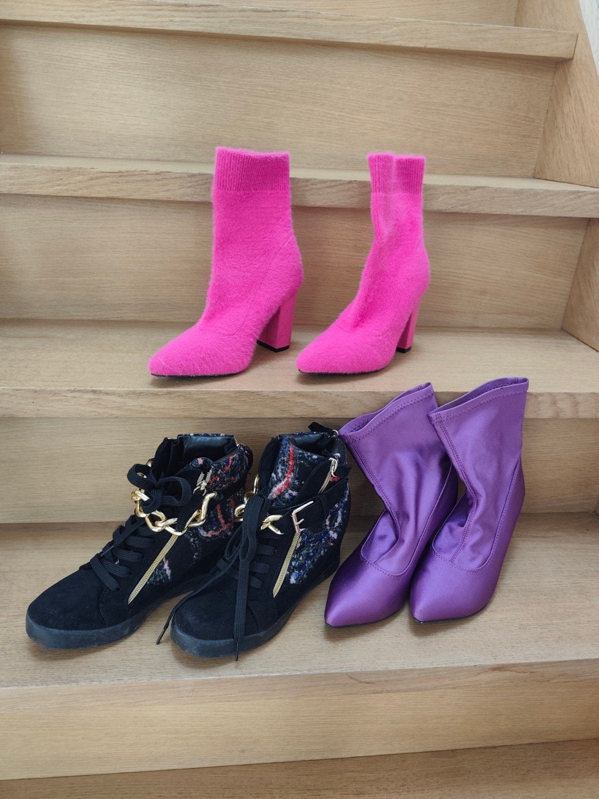 Lot de 3 paires de botillons originaux et stylés. Quasi neuf, Findlay, Comme neuf, Boots et Botinnes