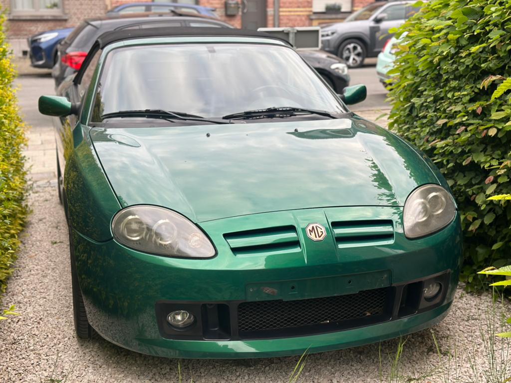 MG TF 120 Stepspeed 1.8i Cabrio Automaat Leder 115.631 kms, Cuir, Achat, Entreprise, Carnet d'entretien