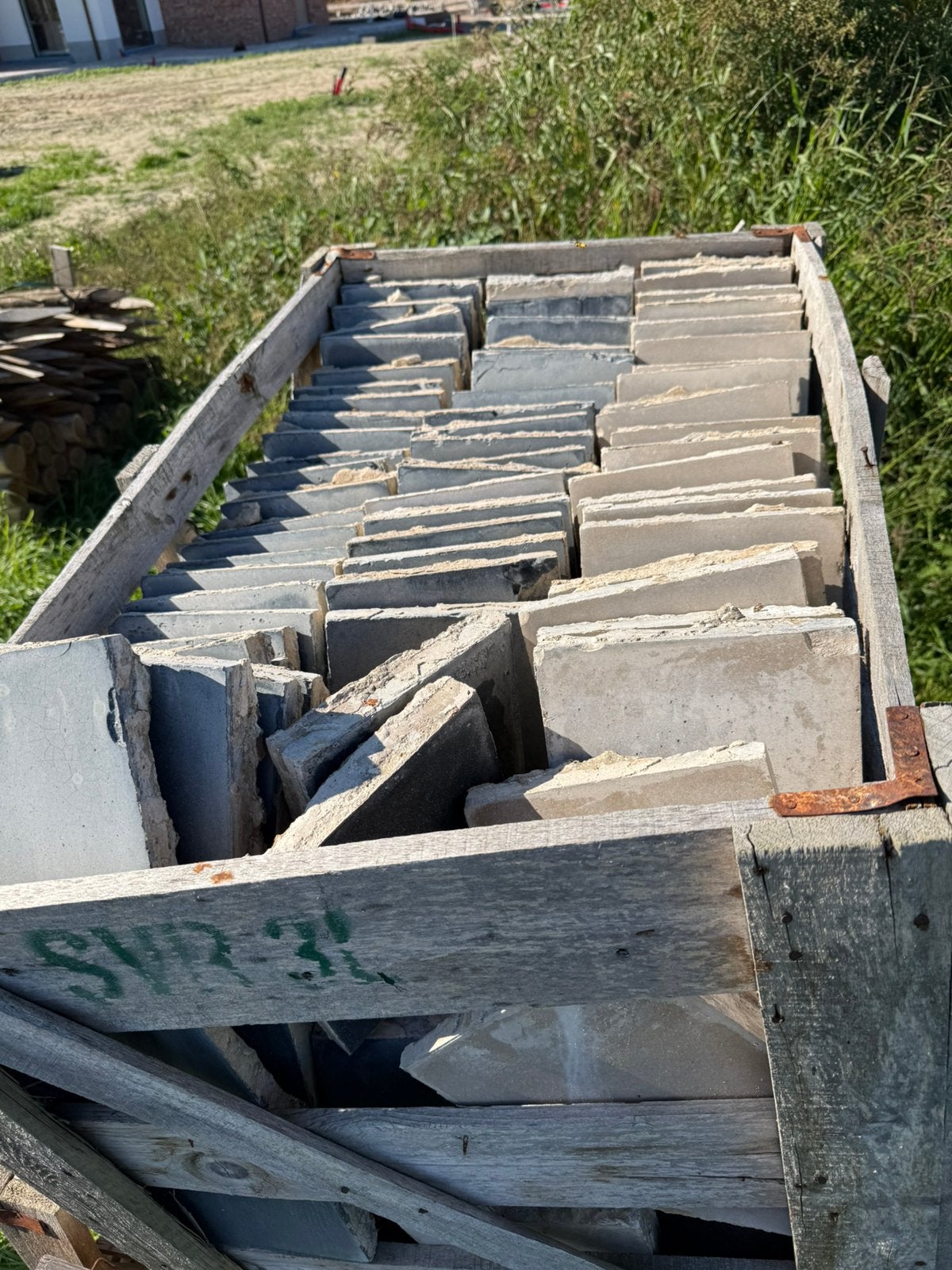 Schoolvloeren 40m2, Ophalen, Gebruikt, Hardsteen, 20 tot 40 cm