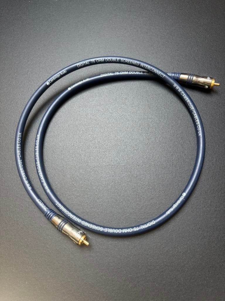 Cable coaxial digital Cambridge Audio 1M, Enlèvement ou Envoi, Comme neuf