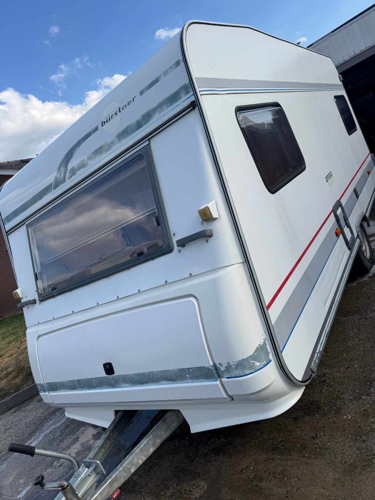 Burstner caravan, Caravans en Kamperen, Particulier, Luifel, Tot en met 4