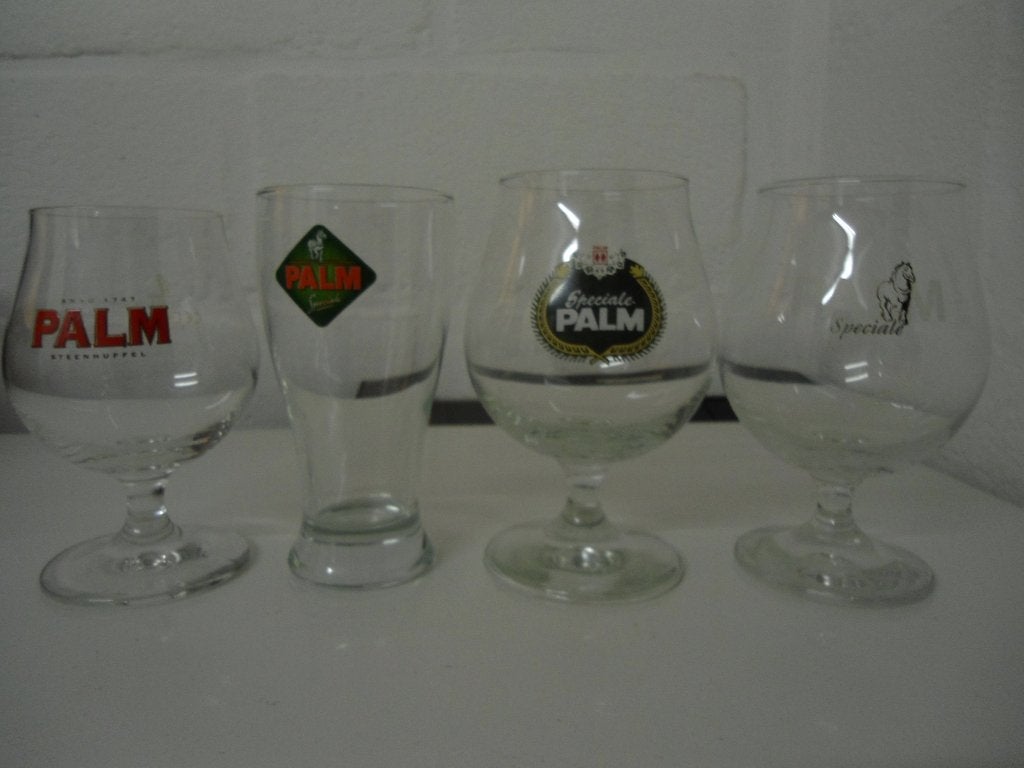 palm bierglazen allerlei soorten. Nieuw!, Verzamelen, Ophalen of Verzenden, Nieuw, Glas of Glazen, Palm