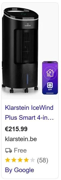 Twee KLARSTEIN-airconditioners, Ophalen, Timer, Refurbished, 3 snelheden of meer