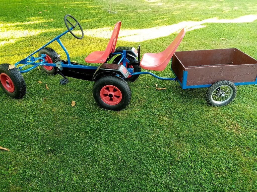Berg gocart, duozit met kiepkar., Ophalen, Gebruikt, Berg, Duozit