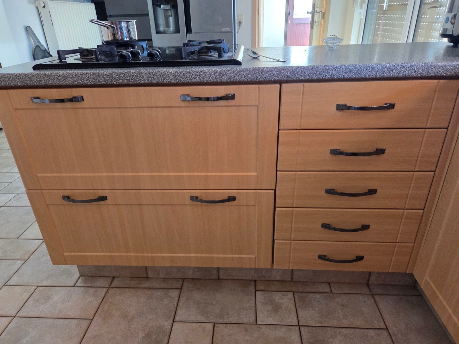 keuken, Ophalen