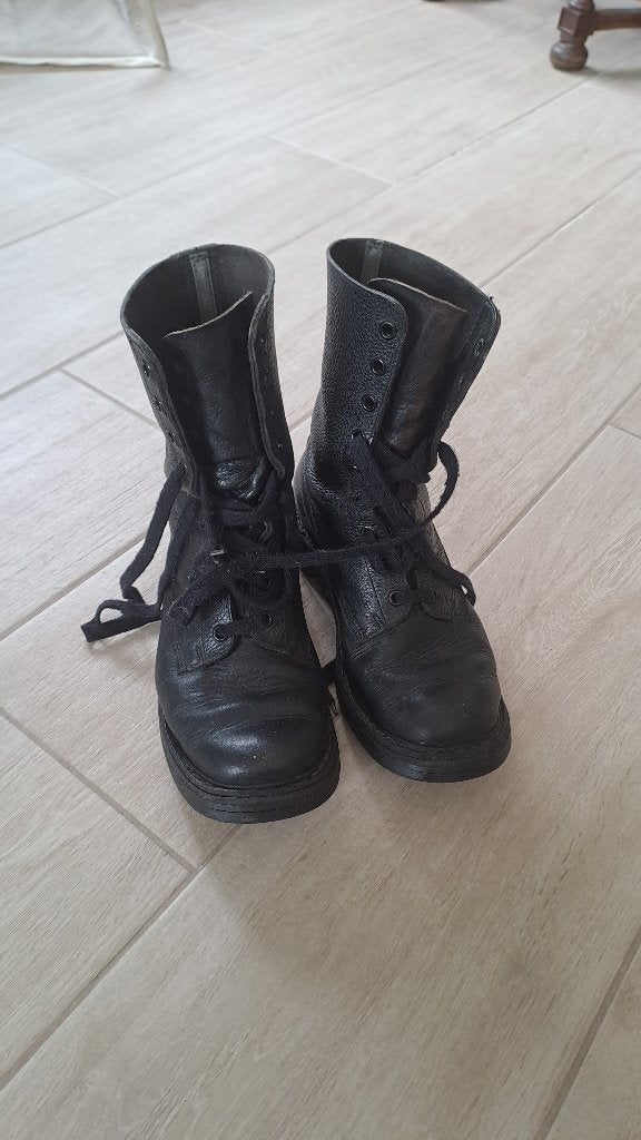 Chaussures ABL T45, Ophalen, Zwart, Zo goed als nieuw, Veterschoenen