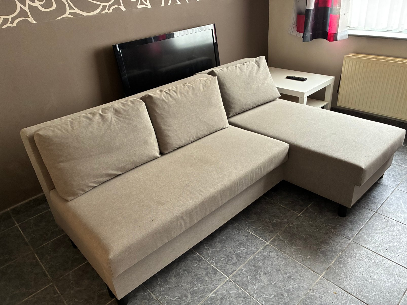 Siège, Maison & Meubles, Canapés | Coins salons complets, Utilisé, Tissus, Enlèvement