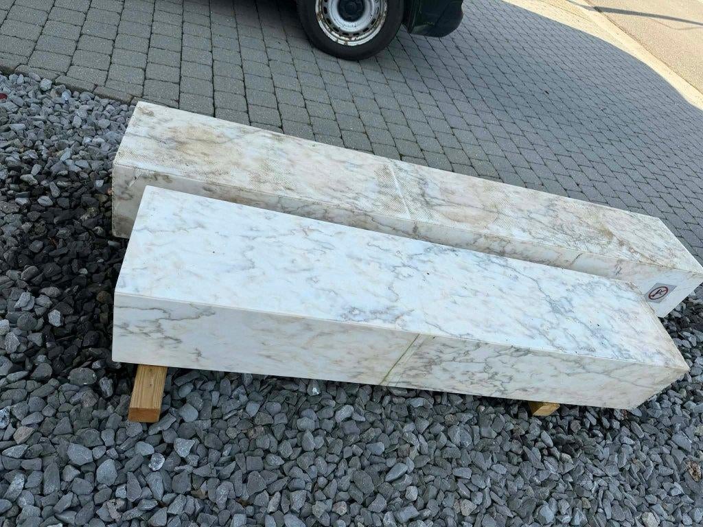 2 marmeren zuilen, Ophalen, Gebruikt