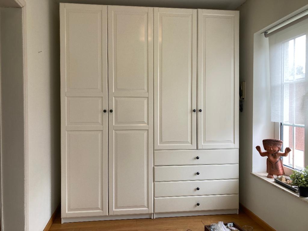 IKEA PAX grote witte kleedkamer  4 bijpassende kledingkasten, Huis en Inrichting, Ophalen, Overige materialen, 200 cm of meer