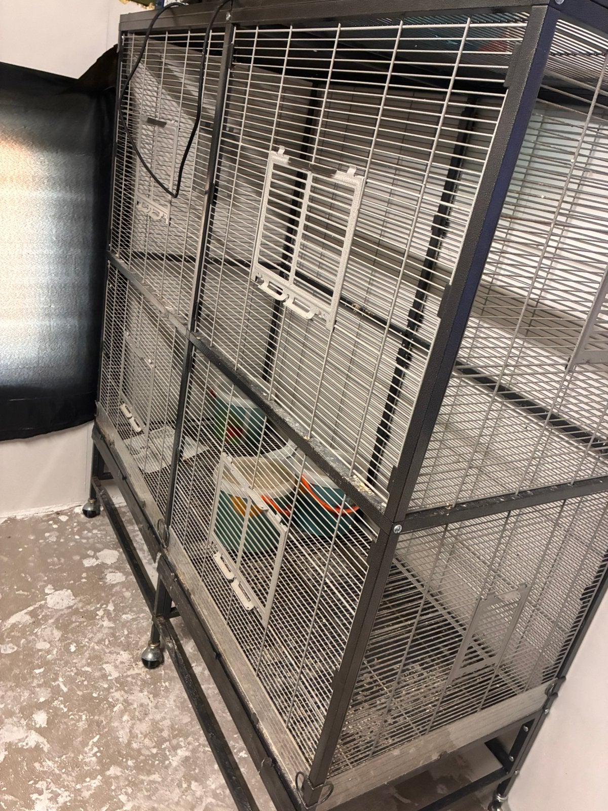 Cage a oiseaux, Animaux & Accessoires, Enlèvement, Comme neuf, Métal, Cage à oiseaux