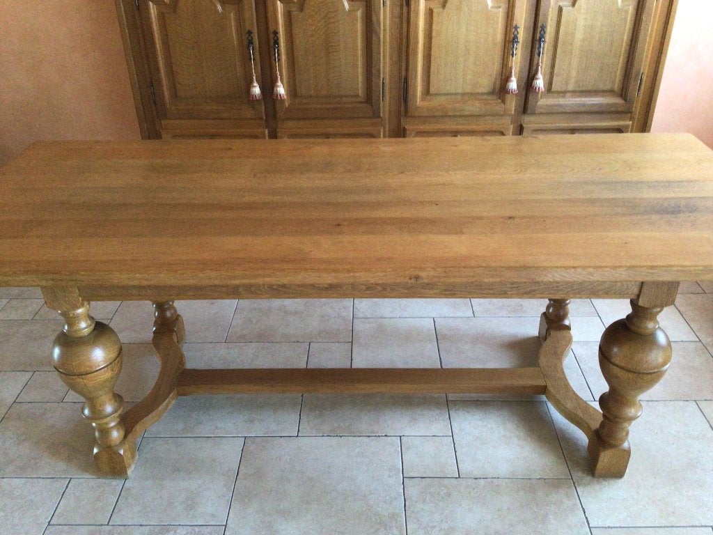 Eiken tafel, Ophalen, Gebruikt, Eikenhout, 200 cm of meer