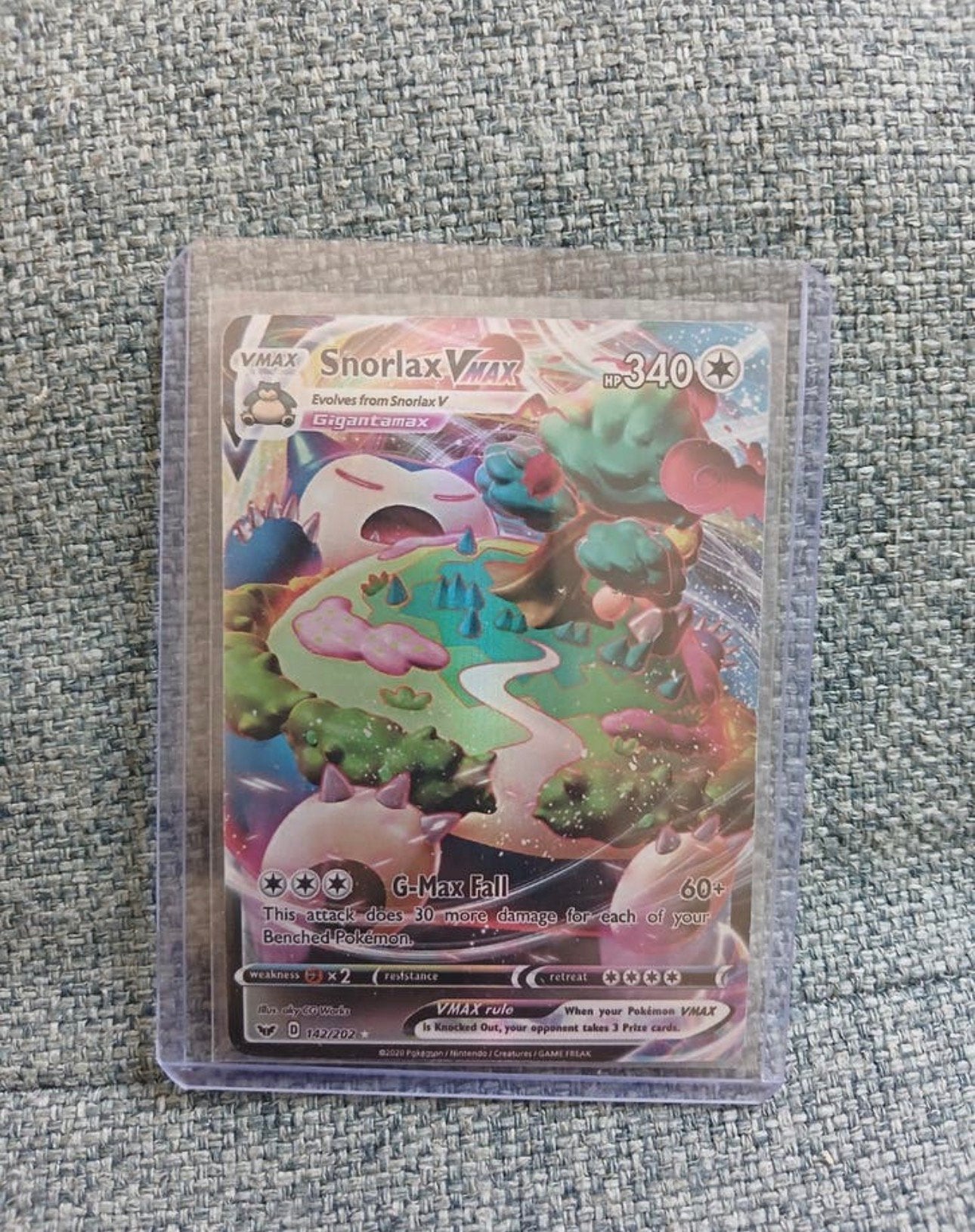 Snorlax Vmax, Ophalen of Verzenden, Zo goed als nieuw