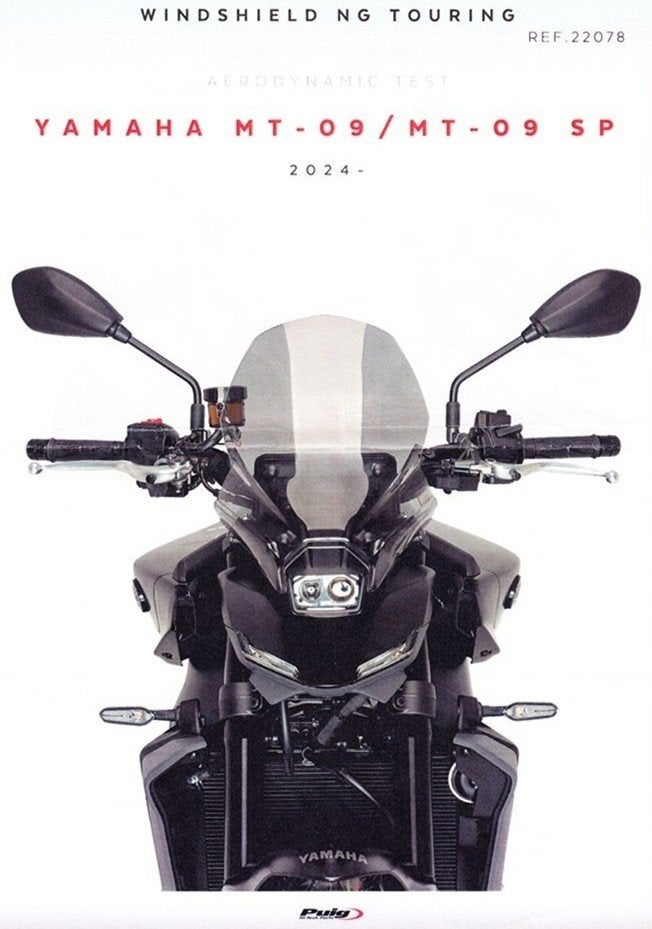 PUIG windscherm voor Yamaha MT-09 2024 ->, Ophalen of Verzenden, Gebruikt