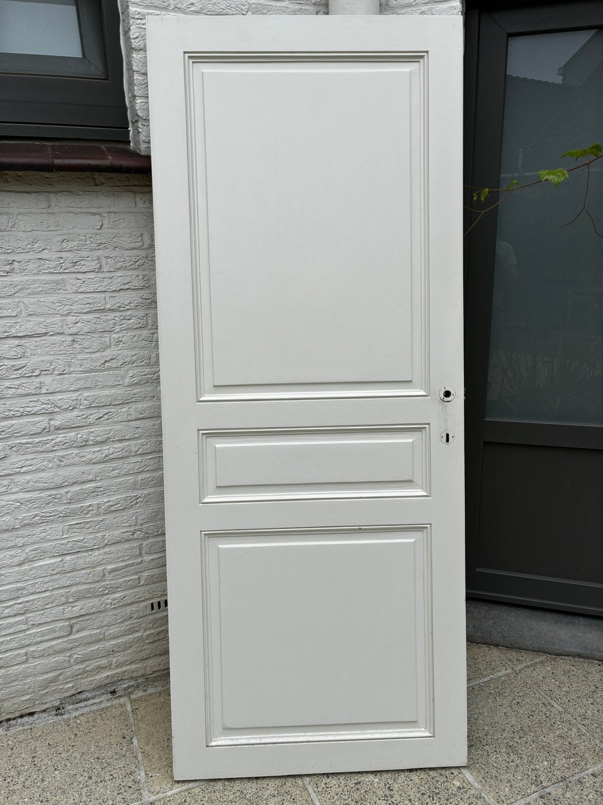Porte en bois massif 200x81x4,5, Bricolage & Construction, Porte intérieure, Porte pliante, Enlèvement, Bois