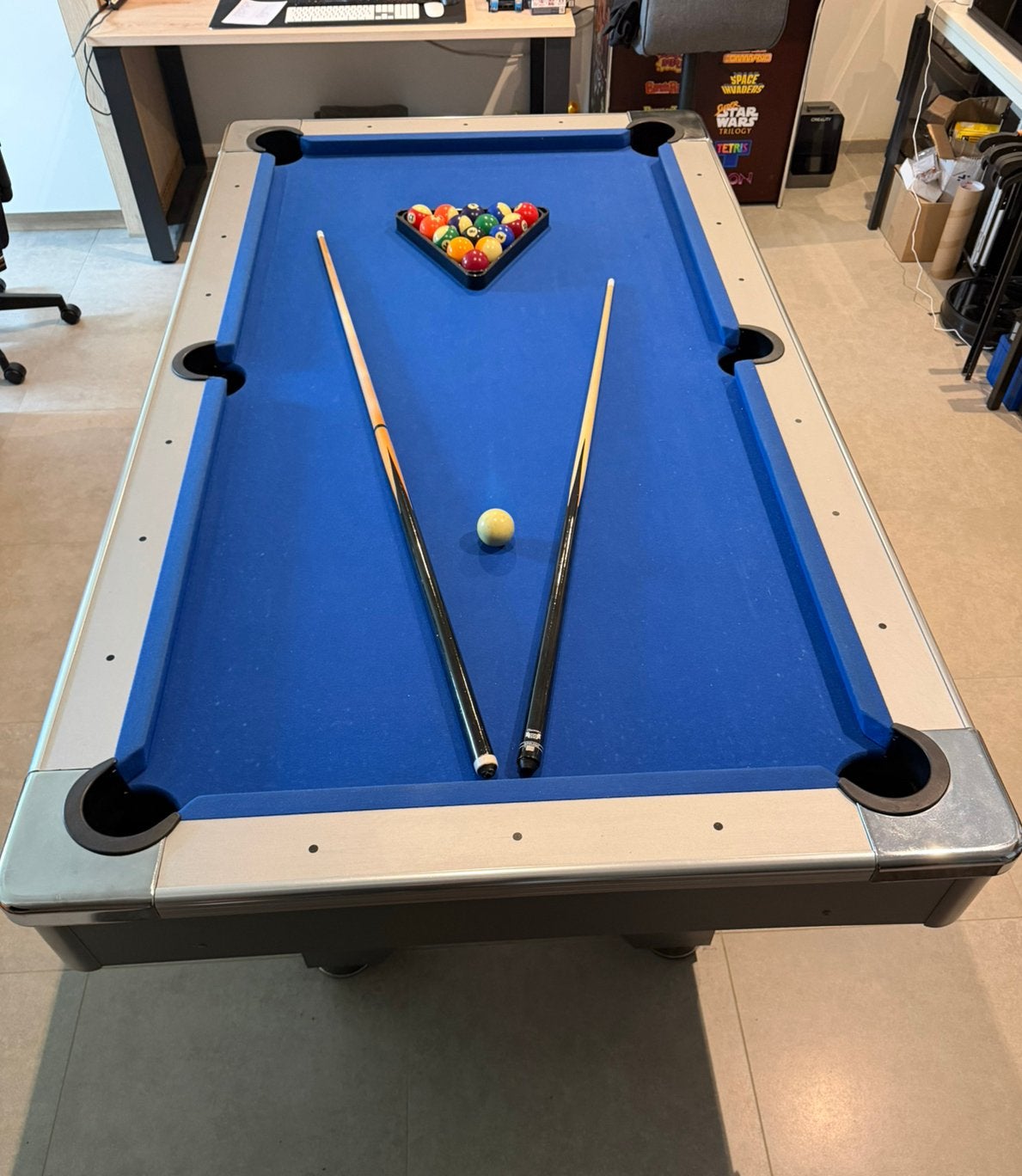 Pooltafel 7 ft, Sport en Fitness, Ophalen, Gebruikt
