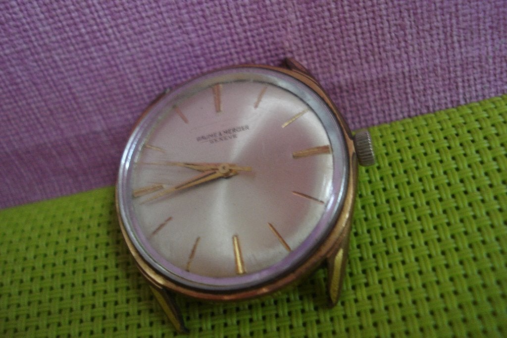 Montre Baume & Mercier remontage manuel, fonctionne, Montre-bracelet, Autres marques, Enlèvement ou Envoi, Utilisé