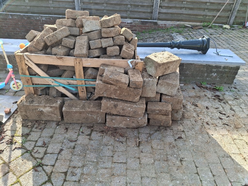 Klinkers / stenen, Tuin en Terras, Ophalen, Gebruikt, Klinkers