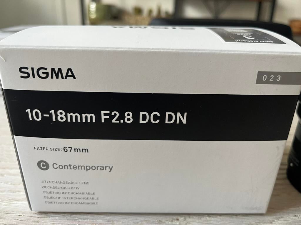Sigma 10-18mm, Audio, Tv en Foto, Foto | Lenzen en Objectieven, Groothoeklens, Ophalen